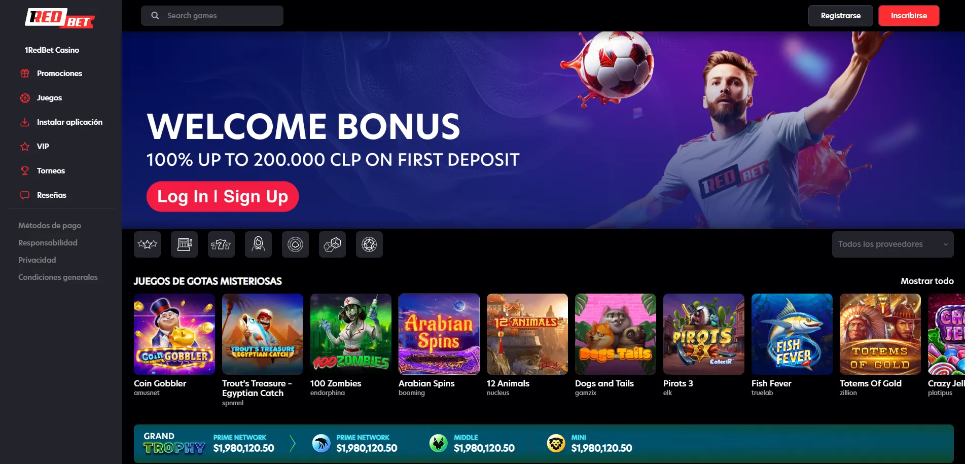 1RedBet - casino online en Argentina: catálogo vs. mercado